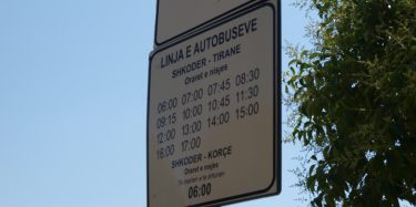 Timetable shkoder-Tirane